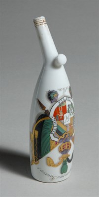 Lot 2513 - German Porcelain Pipe 19th Century Decorated...