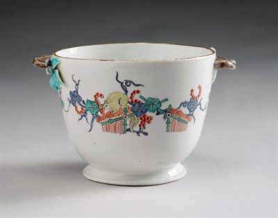Lot 2180 - Chantilly Porcelain Cachepot Late 18th century...