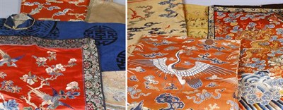 Lot 1094 - Group of Seven Chinese Textile Fragments 18th...