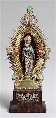 Lot 2255 - Continental Parcel Gilt Silver Figure of...