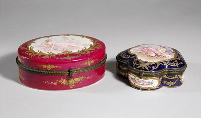 Lot 2319 - Two Sevres Porcelain Gilt-Bronze Mounted...