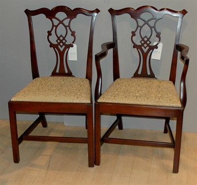 Lot 582A - Six George III Style Mahogany Dining Chairs