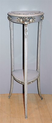Lot 2551 - Art Nouveau Painted Wood Pedestal The...
