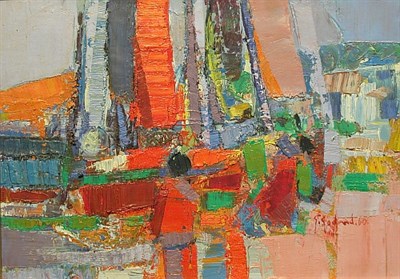 Lot 66 - Gabriel Godard French, b.1933 INTERIOR Signed...