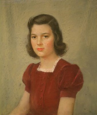 Lot 15 - (i) 20th Century School PORTRAIT OF A GIRL...