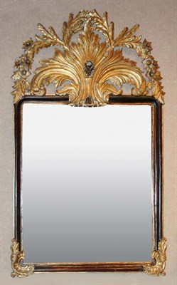 Lot 535 - Italian Parcel Gilt and Painted Mirror Height...
