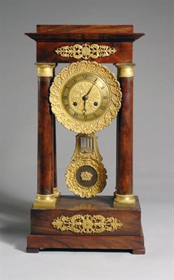 Lot 2585 - Charles X Gilt-Bronze Mounted Mahogany Mantel...