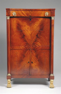Lot 2563 - Empire Gilt-Bronze and Parcel Gilt Mahogany...