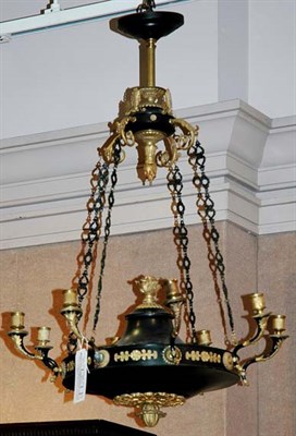 Lot 2408 - Empire Style Gilt and Patinated-Bronze...