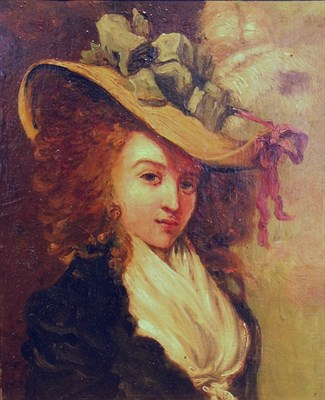 Lot 2026 - J. Russell PORTRAIT OF A WOMAN IN THE MANNER...
