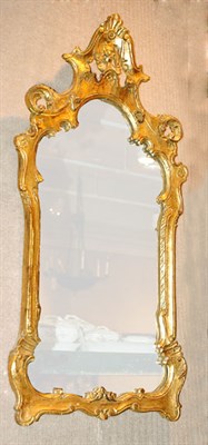 Lot 249 - Rococo Style Gilt-Wood Mirror Height 41 inches,...