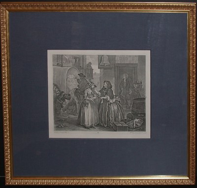 Lot 4090 - William Hogarth A HARLOT'S PROGRESS Six...