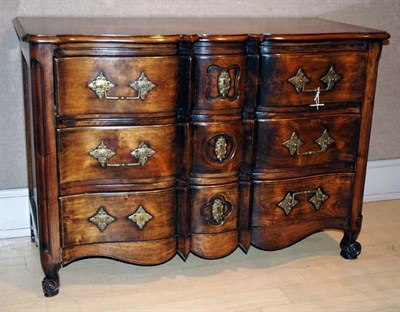 Lot 413 - Provincial Louis XV Style Fruitwood Commode...