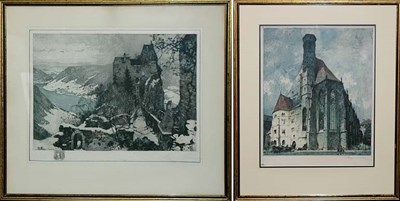 Lot 3138 - Luigi Kasimir MINORITENKIRCHE, VIENNA and...