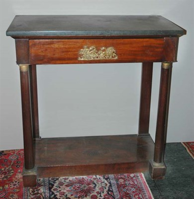 Lot 2527 - Empire Gilt-Bronze Mounted Mahogany Console...