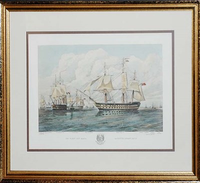 Lot 3129 - After C. W. Brierly THE FLEET OFF HANGO...