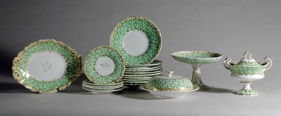 Lot 2322 - English Porcelain Dessert Service 19th Century...