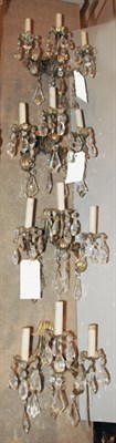Lot 2448 - Set of Four Louis XV Style Gilt-Metal and Cut...