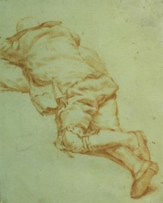 Lot 2022 - Circle of Francois Boucher Sleeping Man...