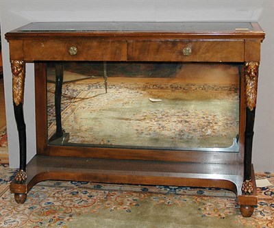 Lot 3325 - Georgian Style Marble Top Mahogany Mirrored...