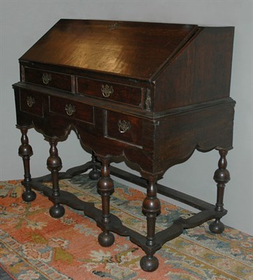 Lot 2133 - Provincial William and Mary Oak Slant Front...