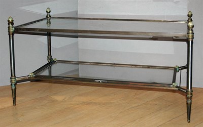 Lot 3252 - Neoclassical Style Patinated-Metal and Glass...