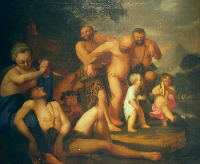 Lot 2113 - French School 18th Century A Bacchanal Oil on...