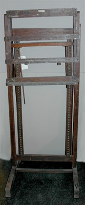 Lot 1172 - Oak Artist's Easel Height 58 inches.