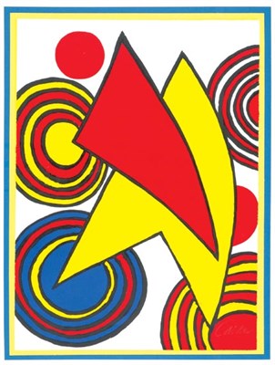 Lot 3109 - Alexander Calder COMPOSITION Color lithograph,...