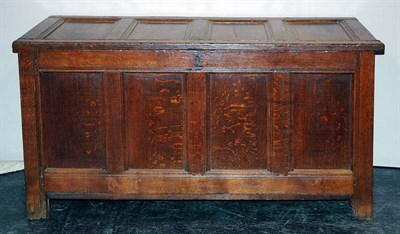 Lot 2132 - Provincial George III Oak Blanket Chest 18th...