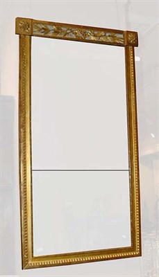 Lot 3395 - Louis XVI Gilt-Wood Mirror Height 60 inches,...