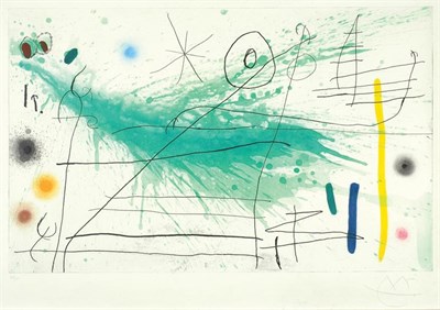 Lot 3195 - Joan Miró PARTIE DE CAMPAGNE III (D. 432)...