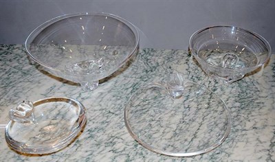Lot 3304 - Four Steuben Glass Bowls