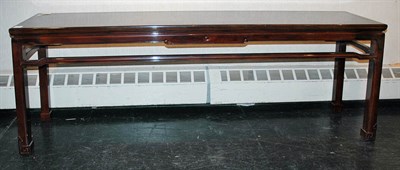 Lot 3222 - Asian Style Hardwood Console Height 32 1/2...