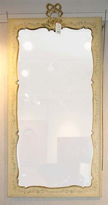 Lot 3225 - Neoclassical Style Floral Painted Mirror...