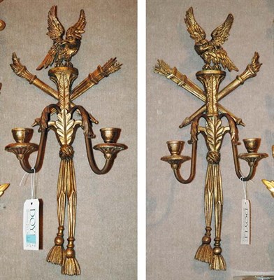 Lot 3391 - Pair of Neoclassical Style Gilt-Metal...