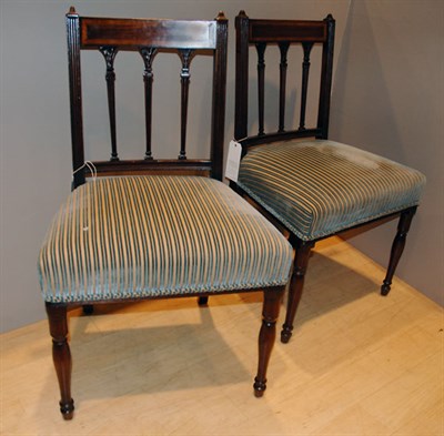 Lot 270 - Set of Eight Federal Style Mahogany Dining...