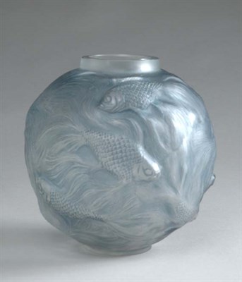 Lot 2180 - R. Lalique Mold Blown Glass Formose Vase...