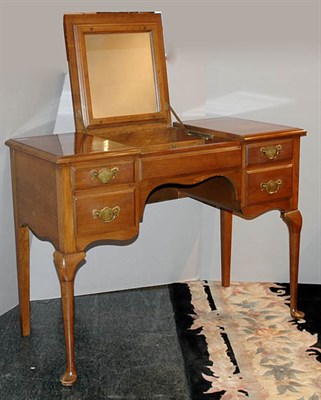 Lot 3214 - Queen Anne Style Fruitwood Writing Desk Height...