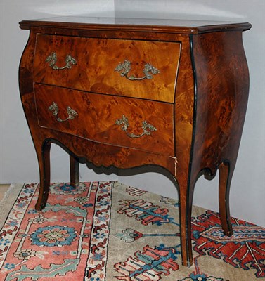 Lot 3320 - Italian Walnut Two-Drawer Commode Height 30...
