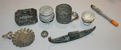 Lot 3371A - Miscellaneous Group of Silver Wire Decorations...