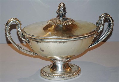 Lot 3379 - French Neoclassical Style Silver Plated Tureen