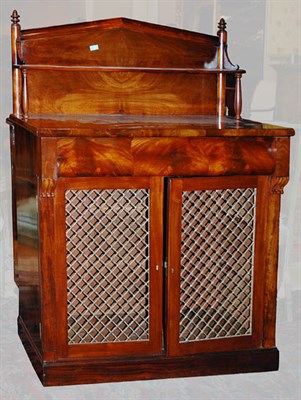 Lot 3398 - Regency Style Mahogany Chiffonier Height 56...