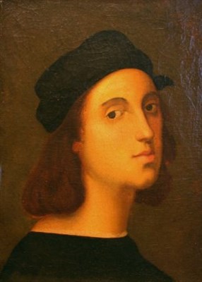 Lot 2027 - After Raphael PORTRAIT OF THE ARTIST Oil on...