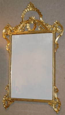Lot 3556 - Rococo Style Gilt-Wood Mirror Height 58 inches,...