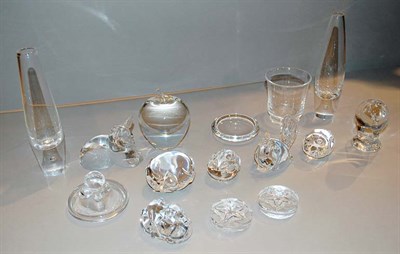Lot 3591 - Miscellaneous Group of Steuben Glass Figures;...
