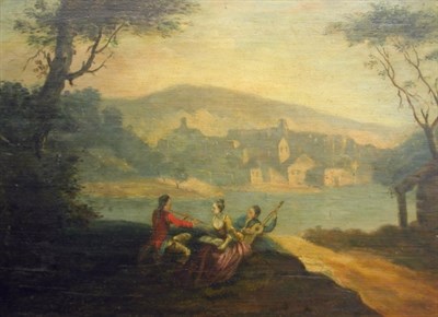 Lot 1016 - French School 18th Century A RIVERSIDE CONCERT...