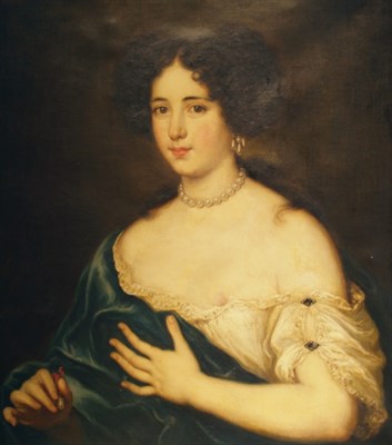Lot 2110 - French School 17th Century Portrait of a Woman,...