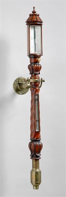Lot 2530 - William IV Mahogany Ship's Barometer Bassnett...