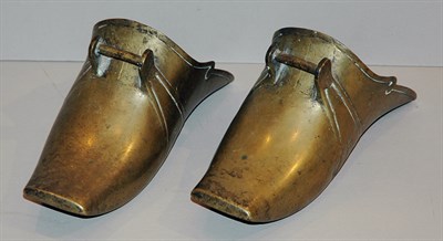 Lot 423 - Pair of Brass Stirrups South American